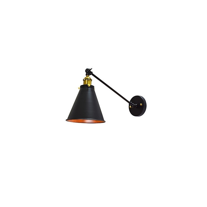 Lámpara de pared de hierro de una sola pared con pintura Buzz, lámpara de sable de luz negra tonta en la pared