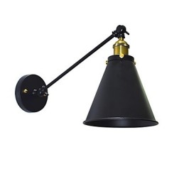 Lámpara de pared de hierro de una sola pared con pintura Buzz, lámpara de sable de luz negra tonta en la pared