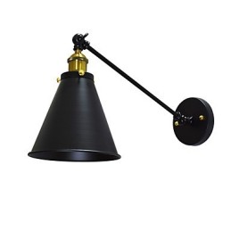 Lámpara de pared de hierro de una sola pared con pintura Buzz, lámpara de sable de luz negra tonta en la pared