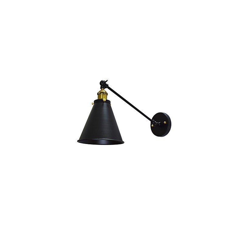 Lámpara de pared de hierro de una sola pared con pintura Buzz, lámpara de sable de luz negra tonta en la pared