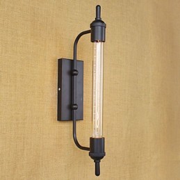 Aplique de pared con luz ambiental estilo mini con pintura retro campestre