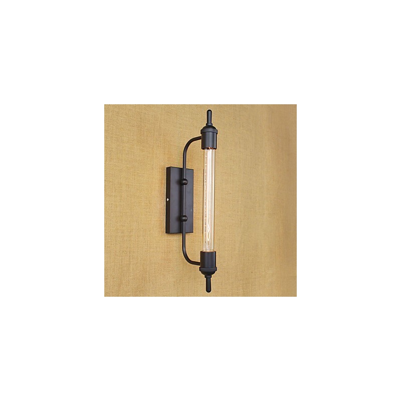 Aplique de pared con luz ambiental estilo mini con pintura retro campestre