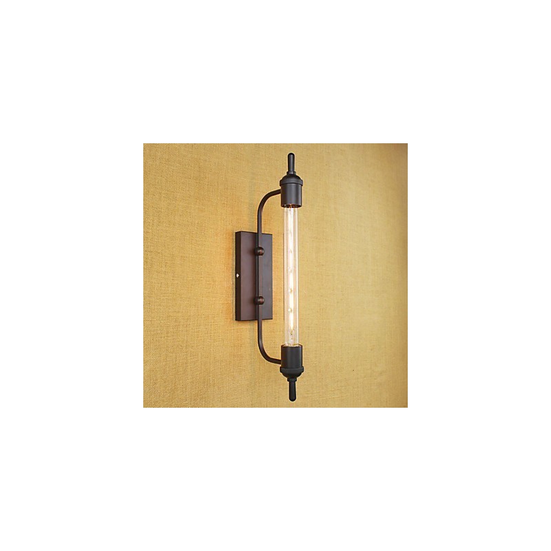 Aplique de pared con luz ambiental estilo mini con pintura retro campestre