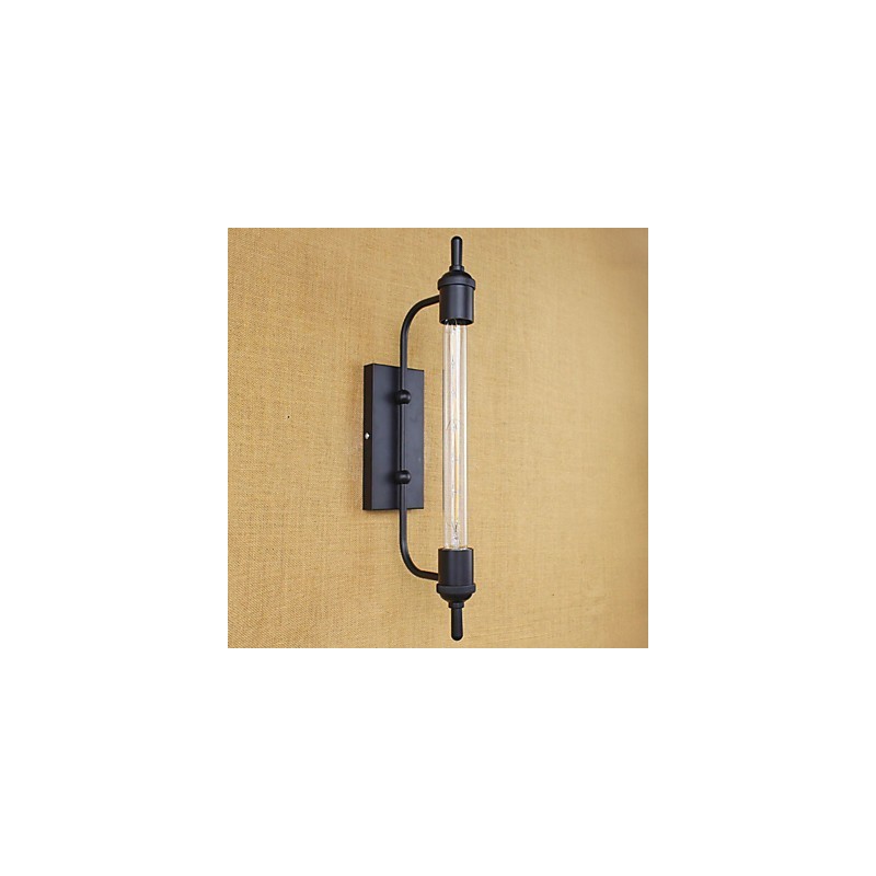 Aplique de pared con luz ambiental estilo mini con pintura retro campestre
