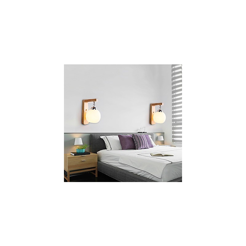 Apliques de pared con luz ambiental y protección ocular con pintura contemporánea moderna