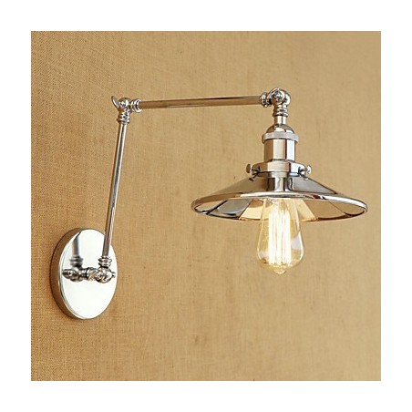 Lámpara de ambiente rústica estilo cabaña, estilo retro, galvanizada, con brazo oscilante estilo mini. Lámpara de ambiente rústica estilo cabaña, estilo retro, galvanizada, con brazo oscilante estilo mini.
