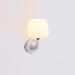 Apliques de pared con luz ambiental y protección ocular con pintura contemporánea moderna