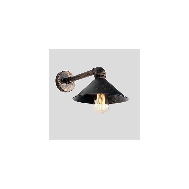 Lámparas de pared con forma de tubería de agua, estilo industrial retro, creativas, de metal, para restaurantes, cafeterías, bares, mesas de bar, apliques de pared.