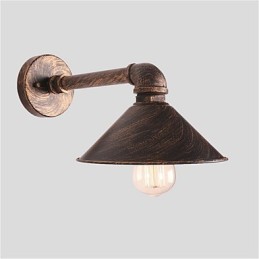 Lámparas de pared con forma de tubería de agua, estilo industrial retro, creativas, de metal, para restaurantes, cafeterías, bares, mesas de bar, apliques de pared.