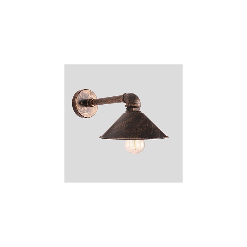 Lámparas de pared con forma de tubería de agua, estilo industrial retro, creativas, de metal, para restaurantes, cafeterías, bares, mesas de bar, apliques de pared.