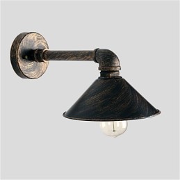 Lámparas de pared con forma de tubería de agua, estilo industrial retro, creativas, de metal, para restaurantes, cafeterías, bares, mesas de bar, apliques de pared.