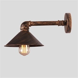Lámparas de pared con forma de tubería de agua, estilo industrial retro, creativas, de metal, para restaurantes, cafeterías, bares, mesas de bar, apliques de pared.