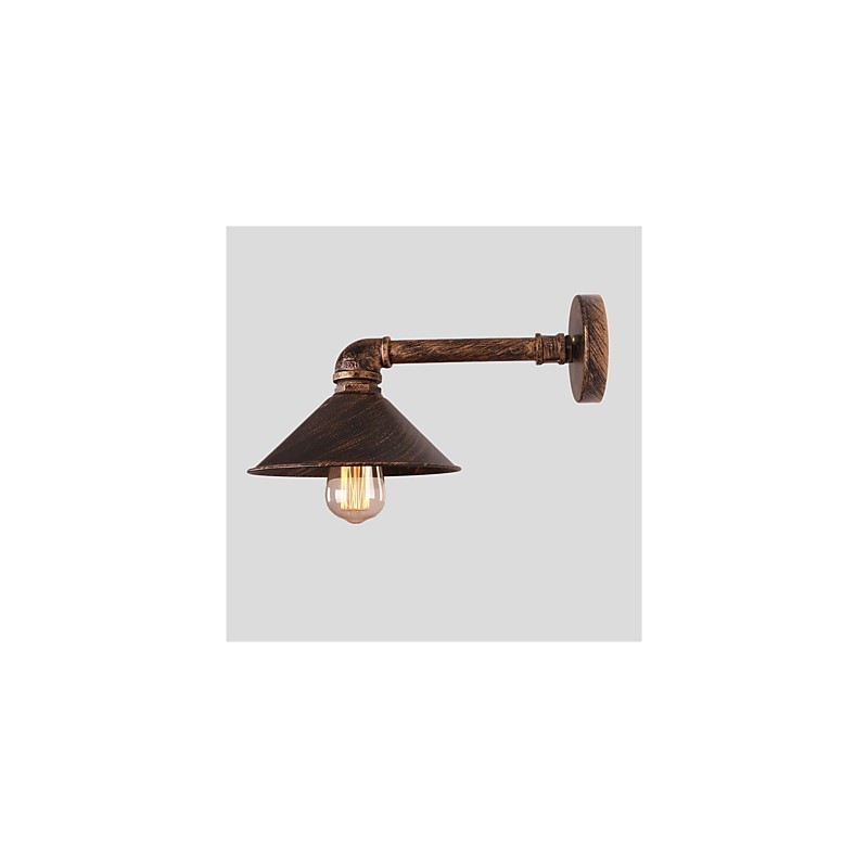 Lámparas de pared con forma de tubería de agua, estilo industrial retro, creativas, de metal, para restaurantes, cafeterías, bares, mesas de bar, apliques de pared.