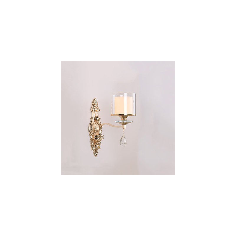 Apliques de pared con luz ambiental, modernos y contemporáneos, con acabado galvanizado, para protección ocular.