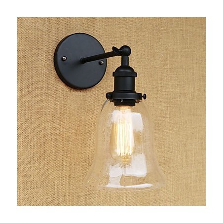 Apliques de pared con luz ambiental de estilo retro campestre con acabado galvanizado para protección ocular en miniatura. Apliques de pared con luz ambiental de estilo retro campestre con acabado galvanizado para protección ocular en miniatura.