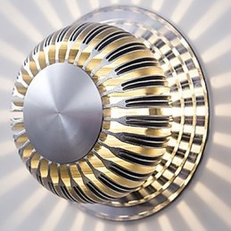 Lámpara de pared empotrada de aluminio moderna y ligera para decorar paredes