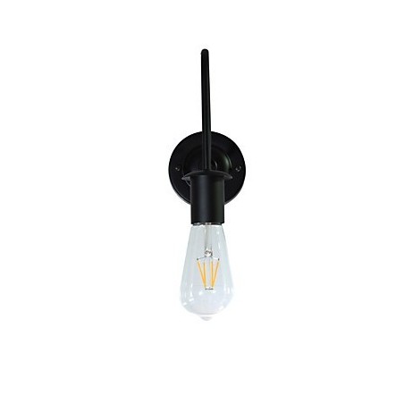 Apliques de pared Lámpara de pared de hierro Lámpara de pared de sable de luz negro tonto en la pared Apliques de pared Lámpara de pared de hierro Lámpara de pared de sable de luz negro tonto en la pared