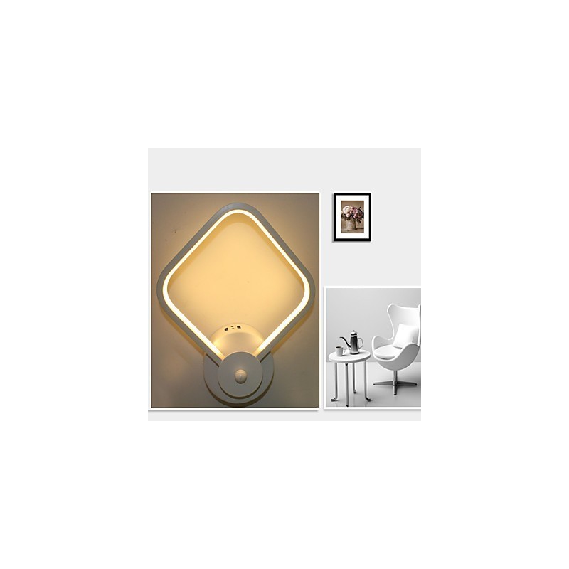 Lámpara de pared de aluminio para dormitorio, sencilla y moderna, con personalidad creativa y para escaleras