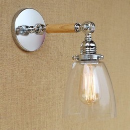 Lámpara de ambiente moderna, contemporánea, estilo campestre, retro, galvanizada, con brazo oscilante.