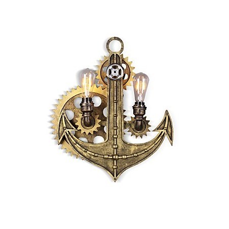 Lámparas de pared industriales vintage con forma de engranaje de madera, luces giratorias creativas, iluminación decorativa para restaurantes, cafeterías y bares. Lámparas de pared industriales vintage con forma de engranaje de madera, luces giratorias creativas, iluminación decorativa para restaurantes, cafeterías y bares.