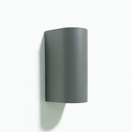 Apliques de pared con luz ambiental, acabado en óxido negro, estilo campestre moderno y contemporáneo.