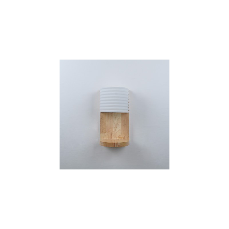 Lámpara de pared sencilla, lámpara de noche, lámpara de escritorio con pantalla de vidrio y madera maciza para dormitorio, tocador, sala de estar, habitación de bebé, dormitorio universitario, mesa de centro, librería