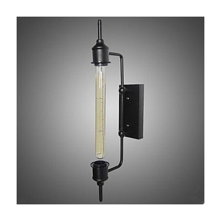 Lámpara de pared estilo flauta Edison de hierro forjado industrial vintage para tienda de ropa, bar y cafetería. Lámpara de pared estilo flauta Edison de hierro forjado industrial vintage para tienda de ropa, bar y cafetería.