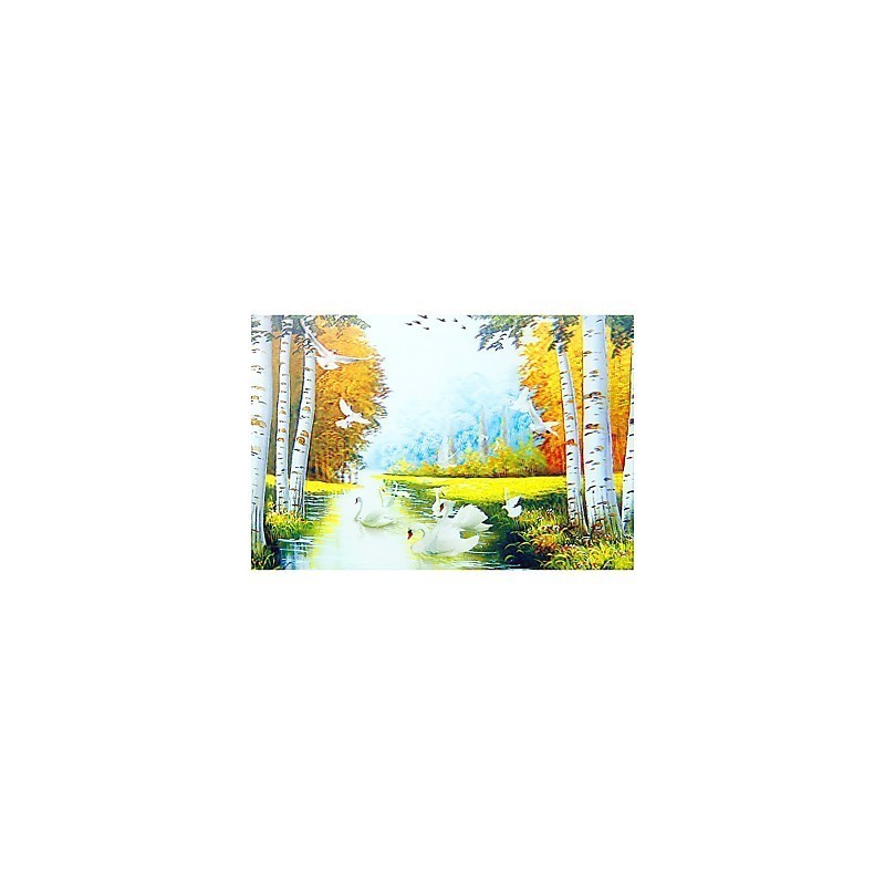 Pintura contemporánea moderna integrada para apliques de pared con luz ambiental.