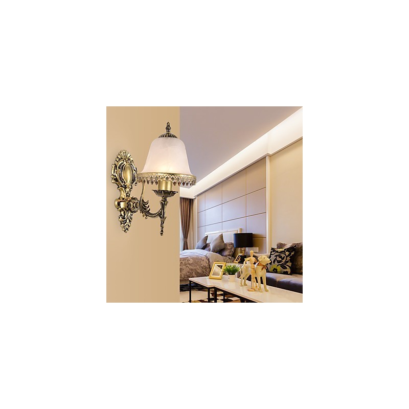Pintura contemporánea moderna para apliques de pared con luz ambiental.