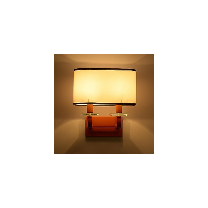 Pintura contemporánea moderna integrada para apliques de pared con luz ambiental.