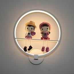 Lámpara de pared moderna minimalista, luces creativas para pasillos y escaleras.