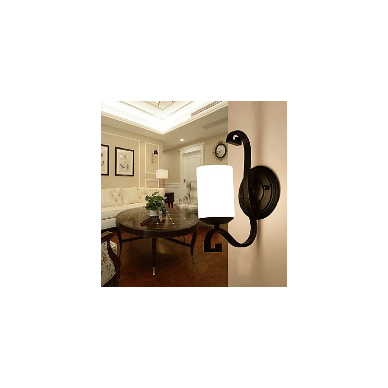 Pintura contemporánea moderna para apliques de pared con luz ambiental.