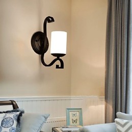 Pintura contemporánea moderna para apliques de pared con luz ambiental.