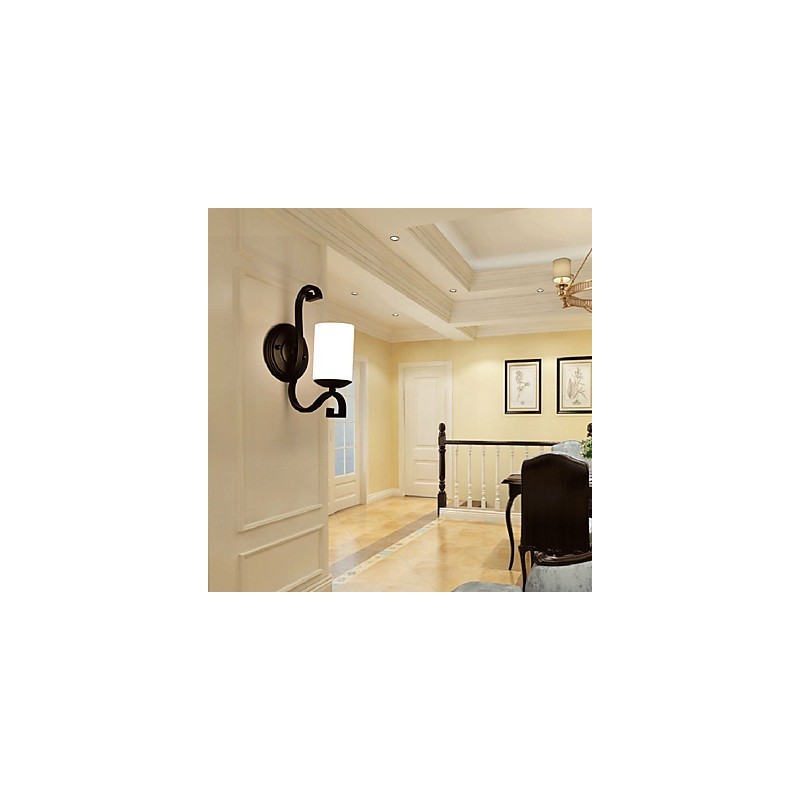 Pintura contemporánea moderna para apliques de pared con luz ambiental.