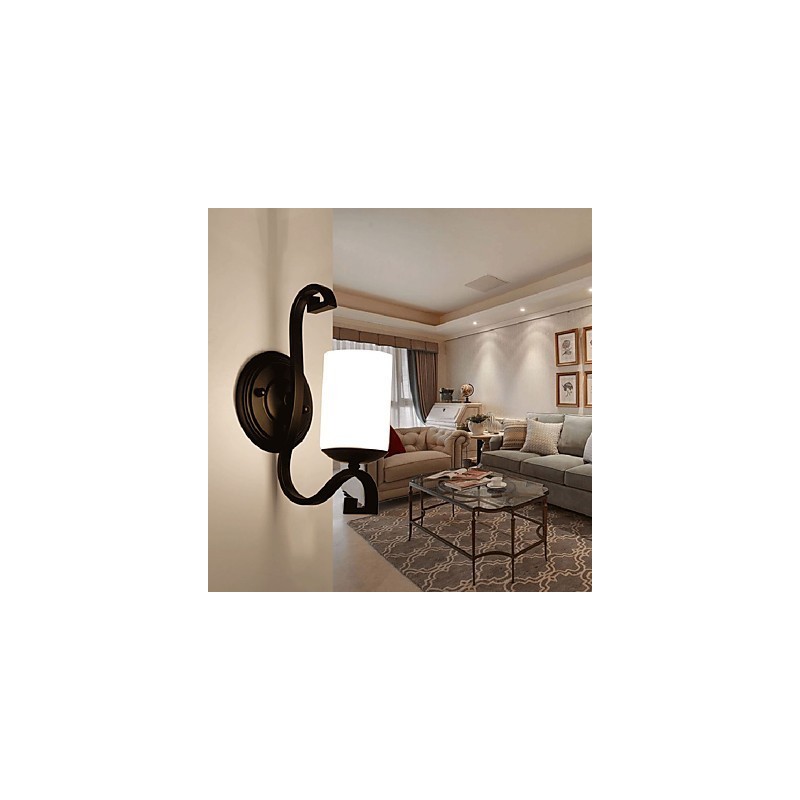 Pintura contemporánea moderna para apliques de pared con luz ambiental.