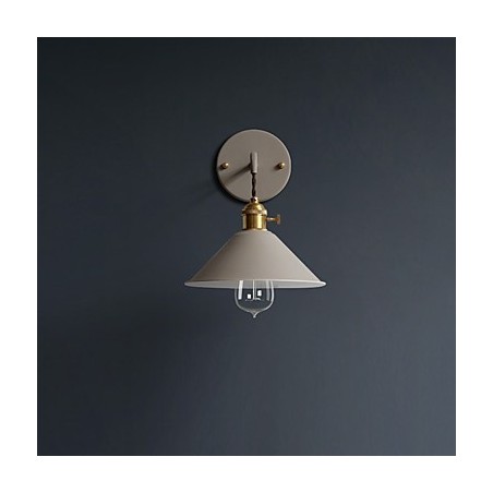 Lámpara de pared con bombillas industriales de tamaño pequeño, estilo vintage retro, de metal, para pasillo Lámpara de pared con bombillas industriales de tamaño pequeño, estilo vintage retro, de metal, para pasillo