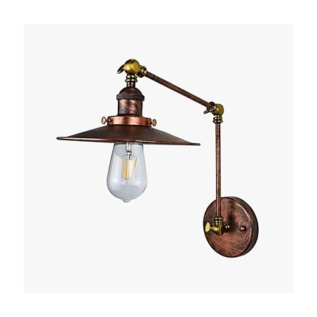 Apliques de pared Apliques de pared Lámpara de pared de hierro Lámpara de pared Retro Vintage Moderno Exclusivo Bar Oeste Restaurante Cafetería