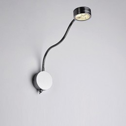 Apliques de pared con luz ambiental contemporánea moderna y característica
