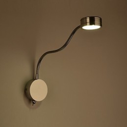 Apliques de pared con luz ambiental contemporánea moderna y característica