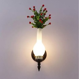 Pintura contemporánea moderna y contemporánea para apliques de pared con luz ambiental