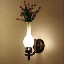 Pintura contemporánea moderna y contemporánea para apliques de pared con luz ambiental