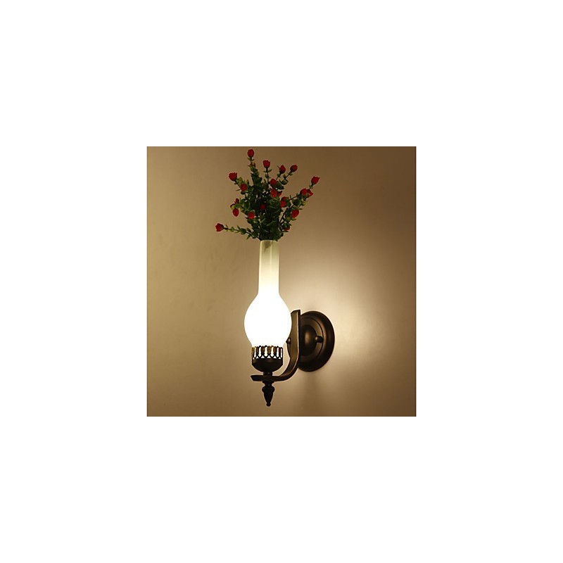 Pintura contemporánea moderna y contemporánea para apliques de pared con luz ambiental