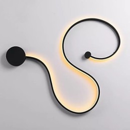 Pintura contemporánea moderna y contemporánea para apliques de pared con luz ambiental