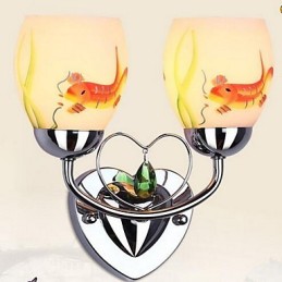 Otra característica simple para apliques de pared con luz ambiental de cristal