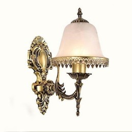 Apliques de pared vintage con luz descendente y acabado galvanizado