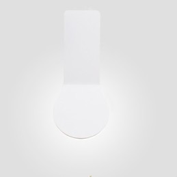 Función de pintura contemporánea moderna integrada para apliques de pared con luz descendente.