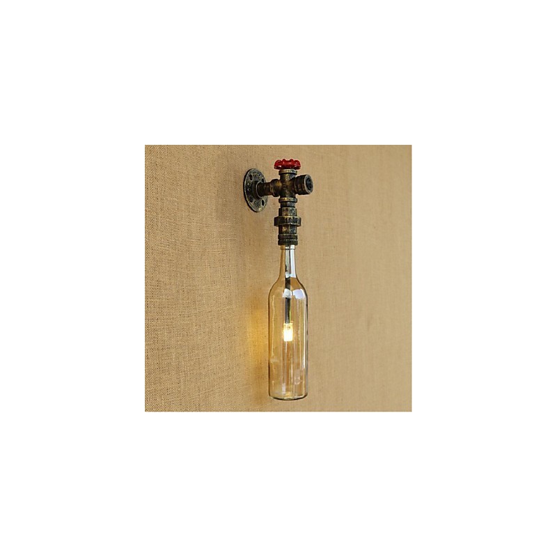 Lámpara de pared de agua ámbar con interruptor