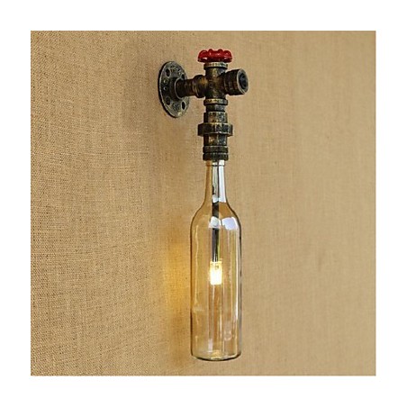 Lámpara de pared de agua ámbar con interruptor Lámpara de pared de agua ámbar con interruptor
