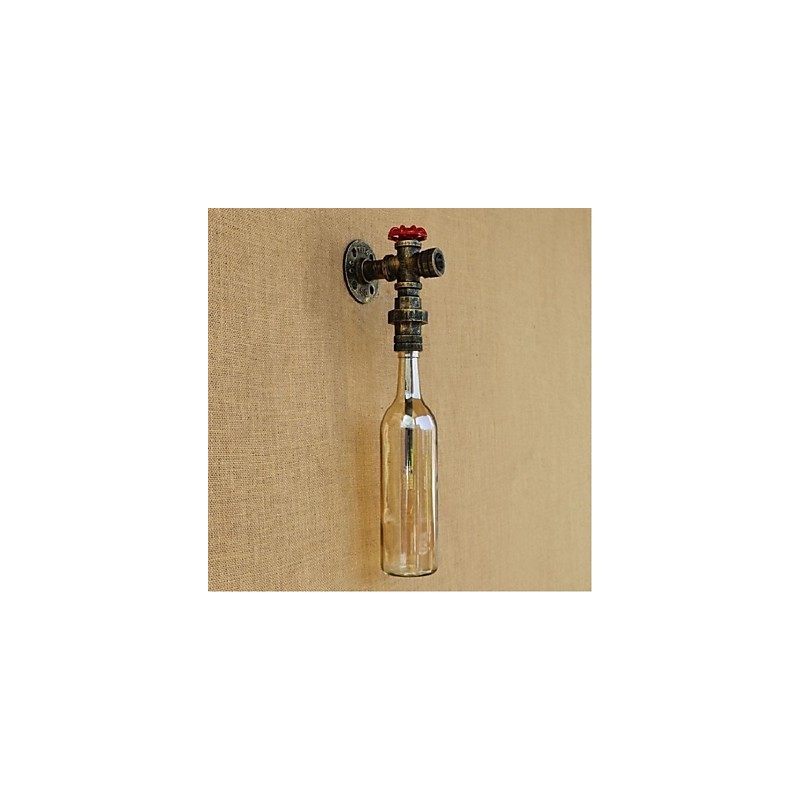 Lámpara de pared de agua ámbar con interruptor