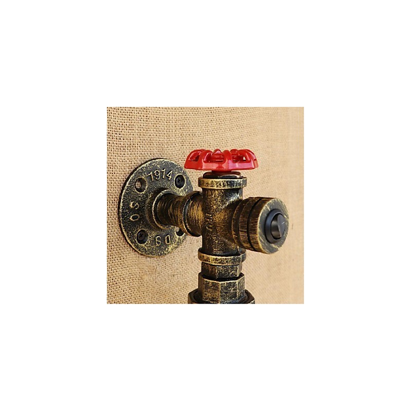 Lámpara de pared de agua ámbar con interruptor